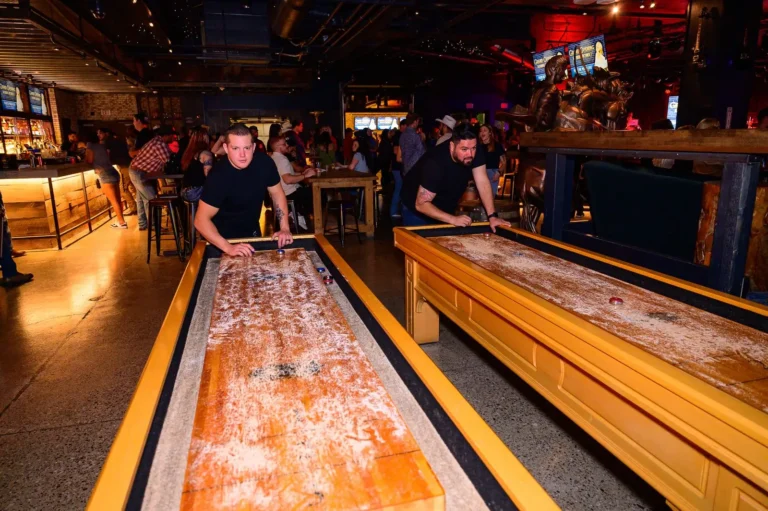 customers playing game at stoney's north forty